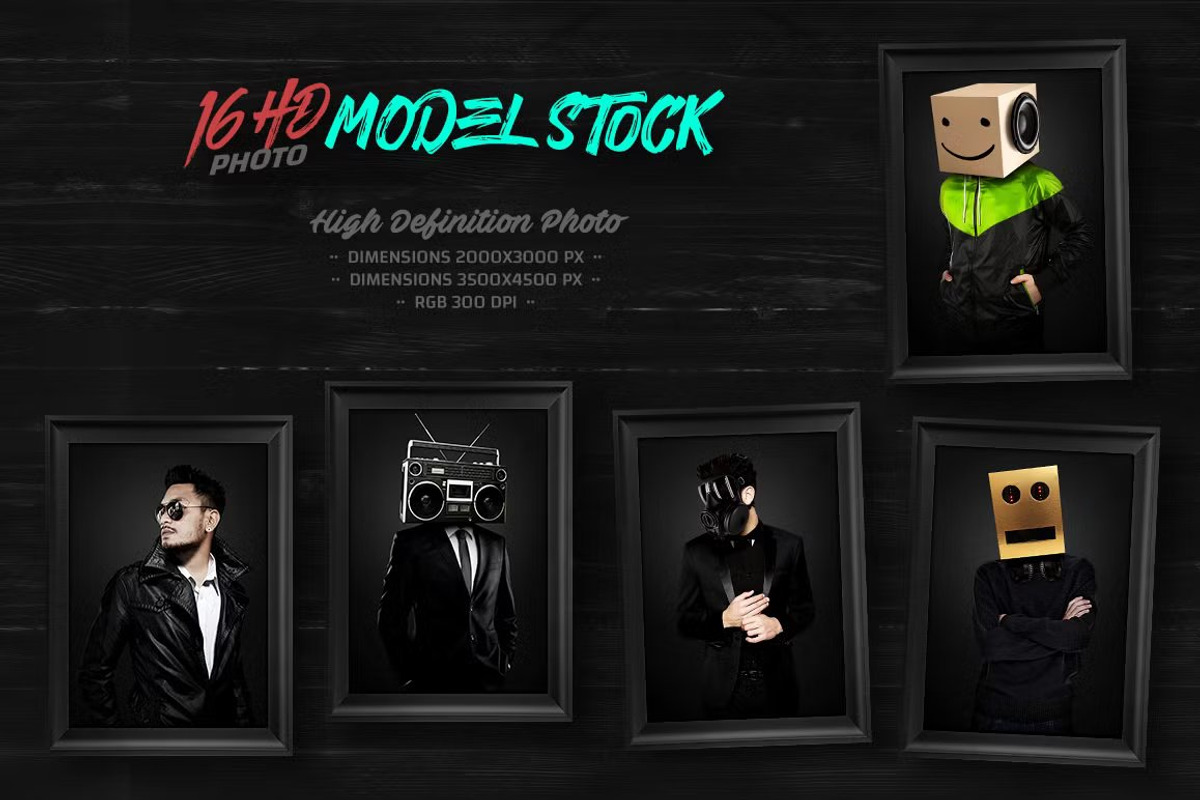 Flyer Templates & Model Stock Bundle, a Flyer Template by Amorjesu.com (Photo 9 of 10)