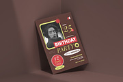 Classy Brown - Birthday Invitation, a Print Template by VUNIRA (Thumbnail 2 of 2)