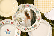 Porcelain Plates Frames Collage Kit, an Object Graphic by foxsong (Thumbnail 6 of 6)