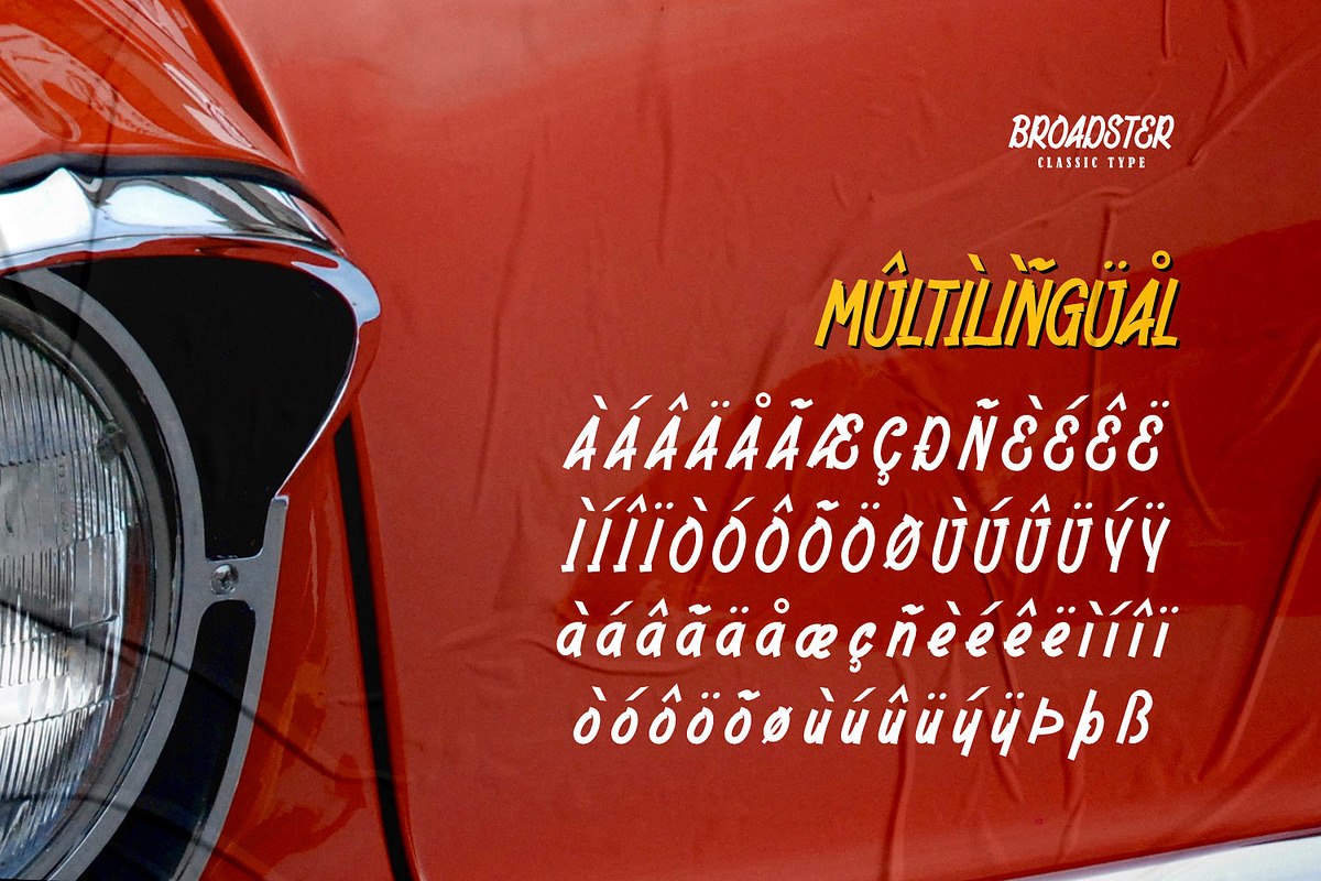 Broadster - Classic Brush Type, a Sans Serif Font by ikiiko (Photo 7 of 7)
