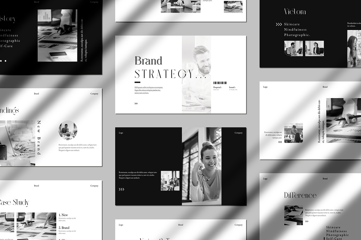 Brand Strategy Presentation Template, a Presentation Template by White Graphic (Photo 8 of 8)
