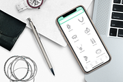 90 Jewelry Icons, an Outline Icon by Nadiinko (Thumbnail 4 of 5)