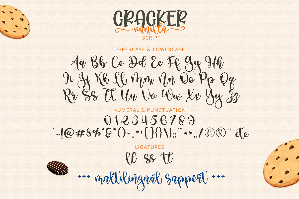 Cracker Vanilla - Cute Pretty Font, a Script Font by Airotype (Photo 10 of 13)