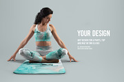 6 Mockups Leggings, Top and Mat, an Apparel Mockup by Grow Design Craft Studio (Thumbnail 4 of 7)