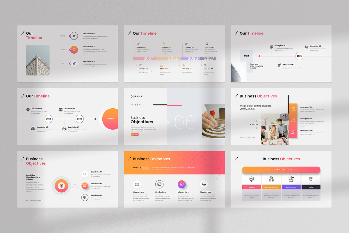 Business Plan Powerpoint Template, a Presentation Template by GoldenPixelStudio (Photo 11 of 29)