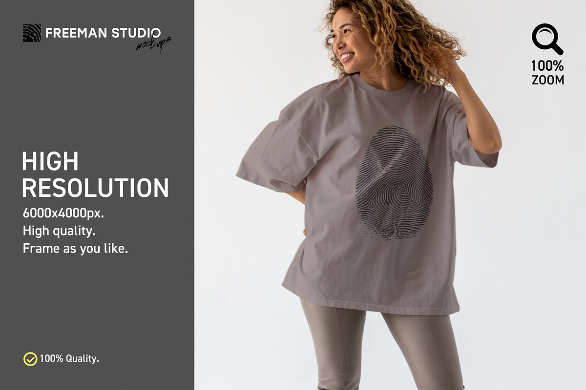 T-Shirt Mock-Up Set, a Shirt Mockup by Freeman Studio (Photo 4 of 18)