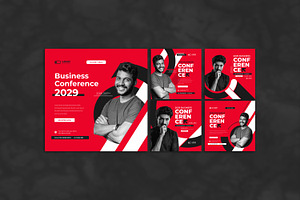 Conference social media template, a Social Media Template by Tanmoy Topu