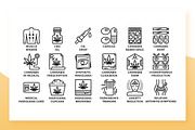 Medical Cannabis Icons, a Healthcare Illustration by Becris (Thumbnail 3 of 3)