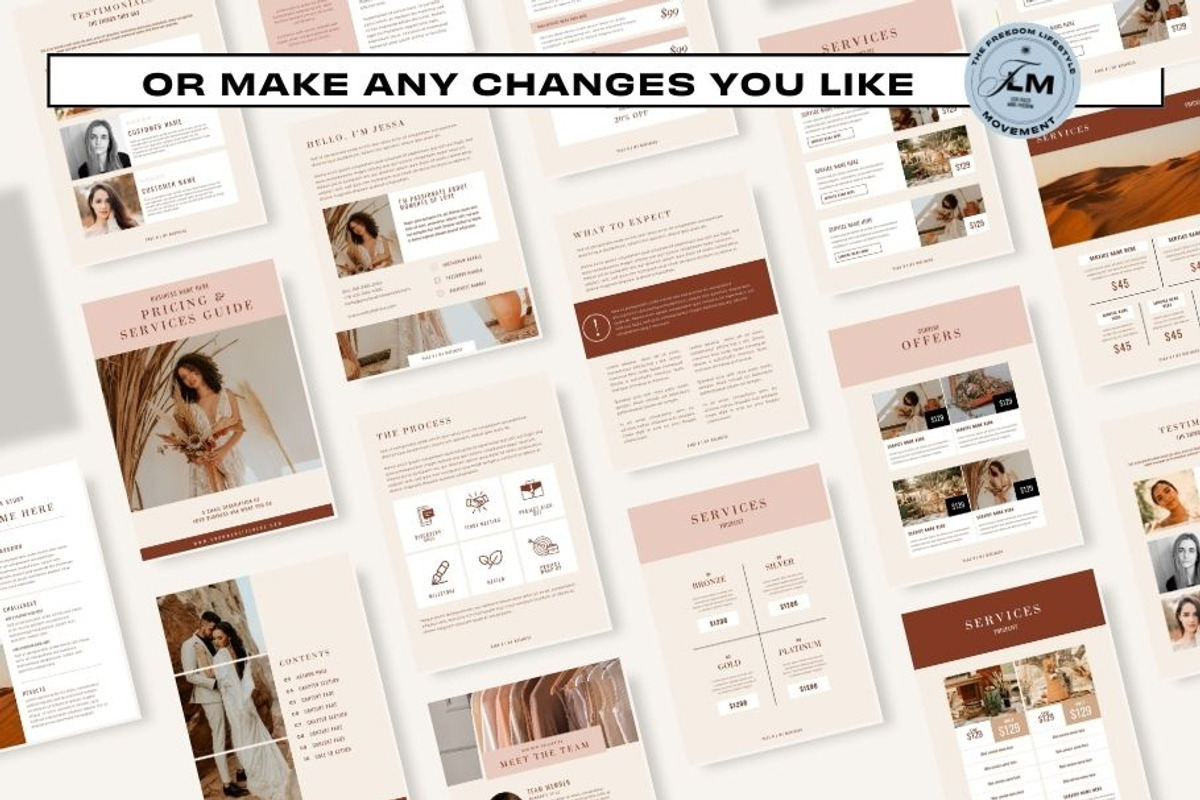 Pricing Guide - Abstract Boho, a Social Media Template by Freedom Business Shop (Photo 7 of 11)