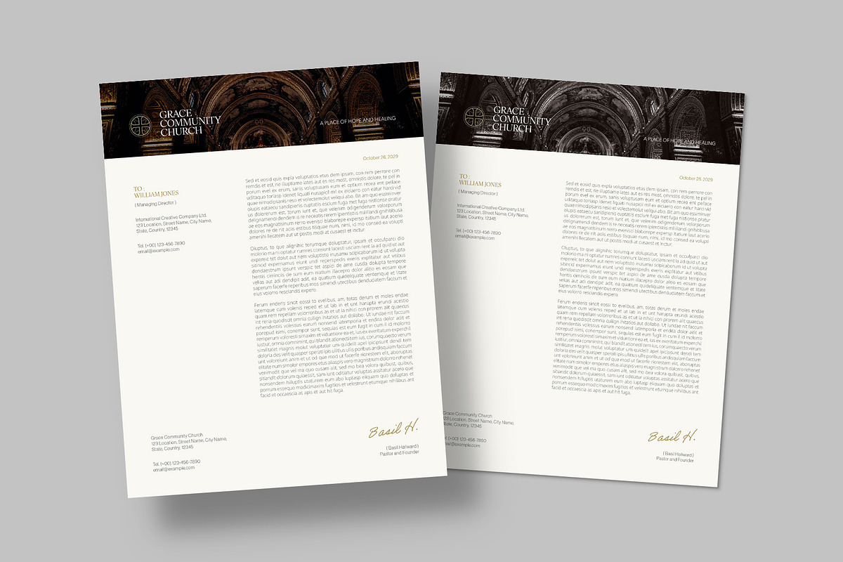 Church Stationery Branding Template, a Stationery Template by BrandPacks (Photo 2 of 5)