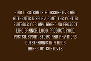 King Western - Artdeco Typeface Font, a Serif Font by QR Design Studio (Thumbnail 4 of 7)