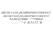 Flatened - Modern Typeface, a Sans Serif Font by Made by Cap (Thumbnail 3 of 3)