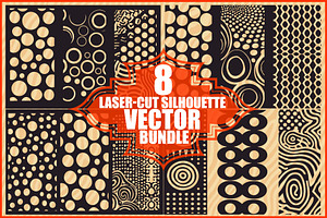 Geometric Laser Cut Vector Bundle, an Illustration by Designs_River