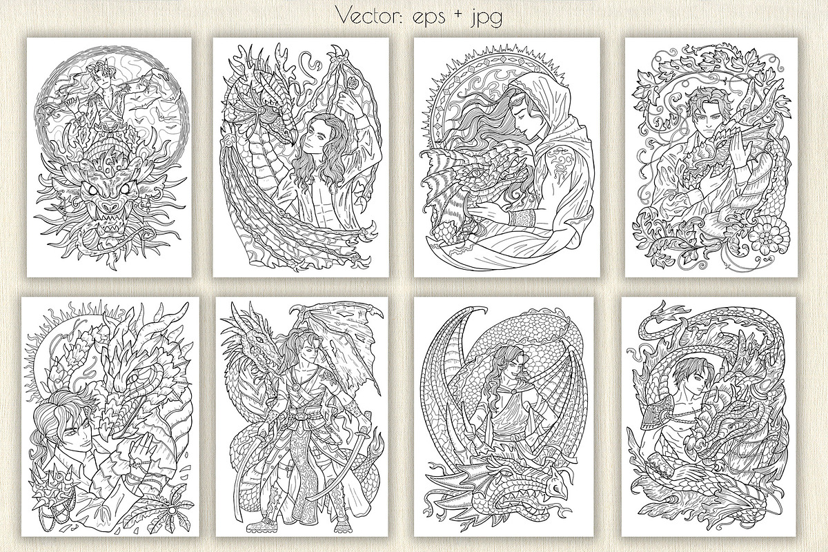 Dragon Boys Manga Style, an Animal Illustration by Samiramay (Photo 2 of 5)