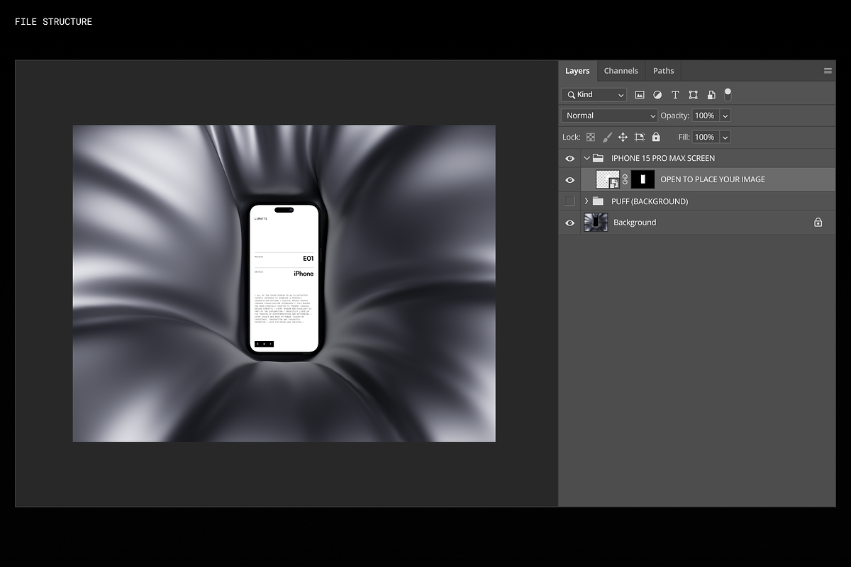 iPhone Mockup E01, an iPhone Mockup by Lumatte (Photo 7 of 7)
