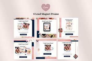 Rose Gold Chic Instagram Template