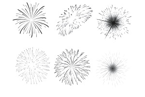 Firework Set 5 Procreate Brush Stamp