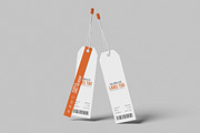Clothing Label Tag Mockup, a Merchandise Mockup by Gatamotion (Thumbnail 4 of 5)
