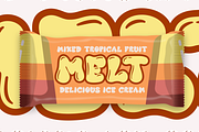 Cold Snowflake - Quirky Ice Cream Fo, a Font by PutraCetol Studio (Thumbnail 4 of 11)