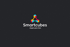 Smart Cubes Logo Template
