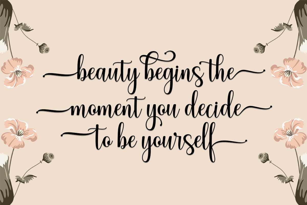 Willona, a Script Font by Nurul_kamal (Photo 4 of 10)