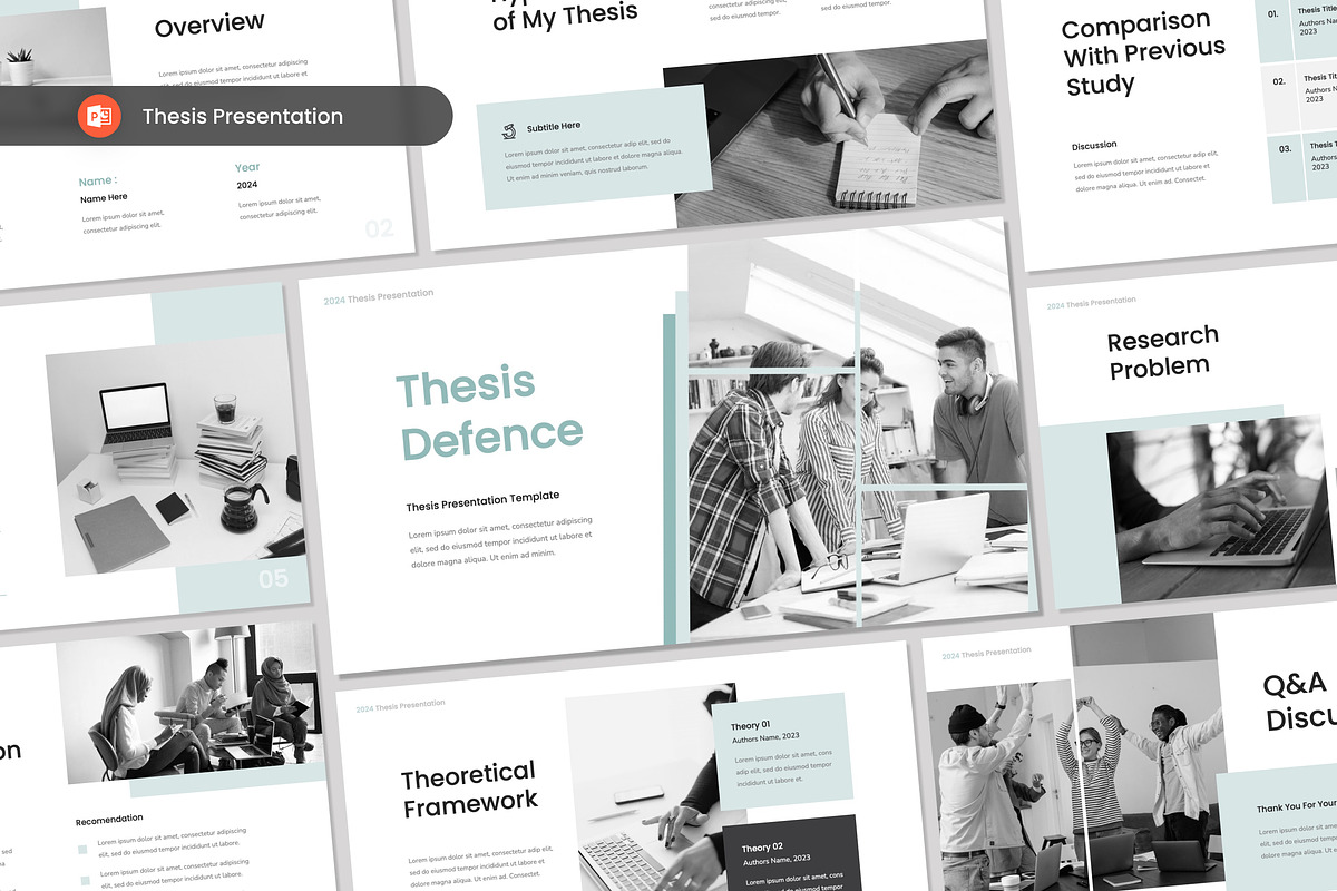 Thesis Presentation PPT, a Presentation Template by Antstheme (Photo 1 of 2)