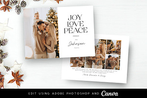 Christmas Card Template CC145