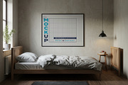 Bedroom Poster Mockups, a Product Mockup by Luuqas Design (Thumbnail 7 of 8)