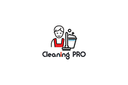 Cleaning Business Logo Template, a Branding & Logo Template by Techno Digitz (Thumbnail 1 of 2)