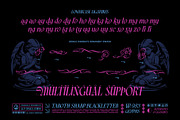 Taroth Sharp Typeface, a Blackletter Font by alit design (Thumbnail 15 of 17)