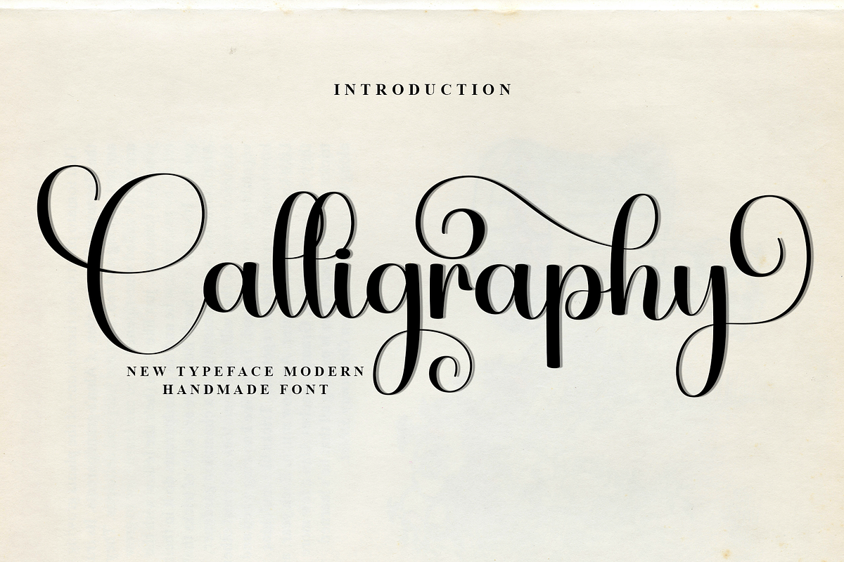 Calligraphy, a Handwritten Font by FreshTypeINK (Photo 1 of 6)