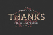 Duskey - Vintage Serif Font + Extras, a Serif Font by Craft Supply Co. (Thumbnail 9 of 10)