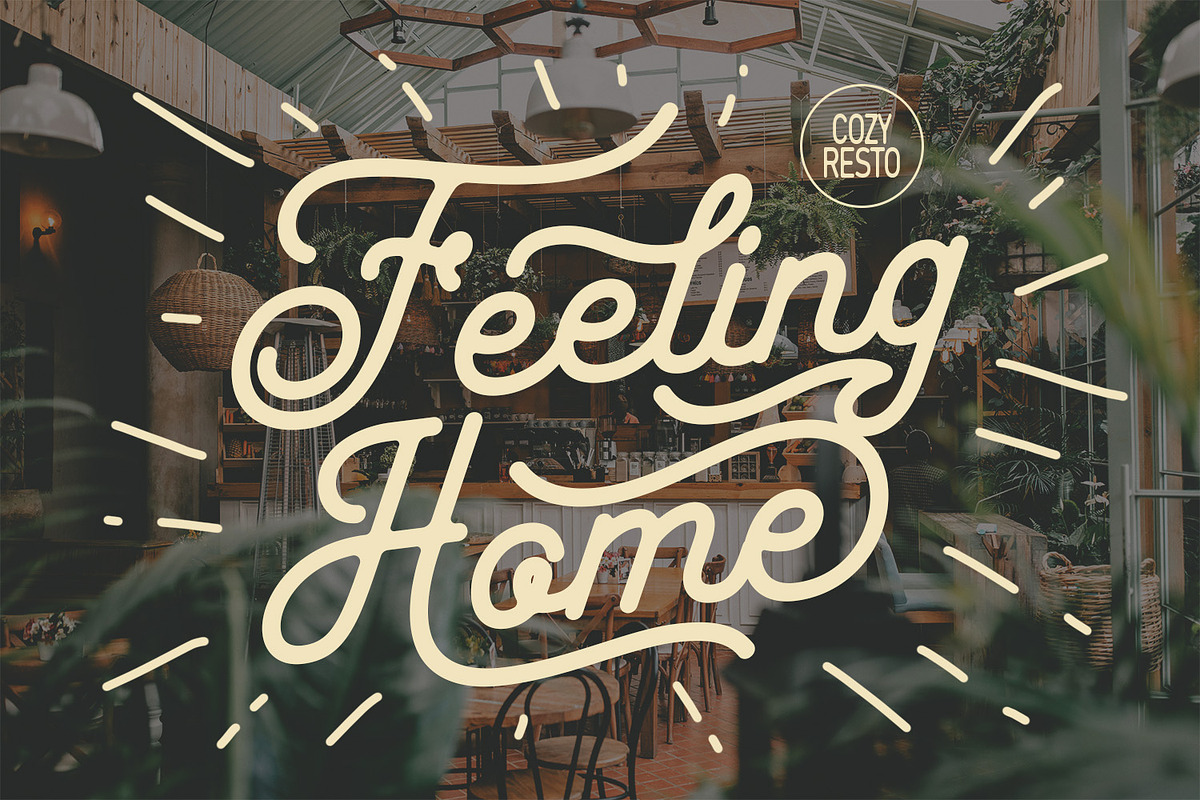 Yoriglo - Monoline Script Font, a Script Font by Arendxstudio (Photo 6 of 9)