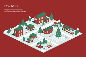 Christmas Market Map Maker Kit