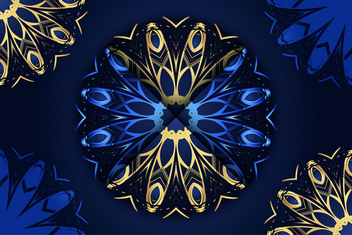 Mandala Circular Pattern Vector Pack, a Background Graphic by NJ Himel (Photo 66 of 95)