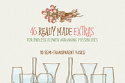 Rosebud accents - PNG only, an Illustration by Original Ink Designs (Thumbnail 3 of 4)