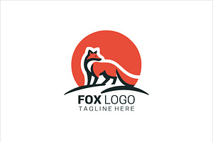Fox Logo, a Branding & Logo Template by Vectorium Studio