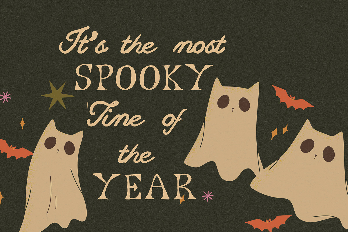 Cute Handwritten Halloween Font Duo, a Handwritten Font by Laras Wonderland (Photo 10 of 10)