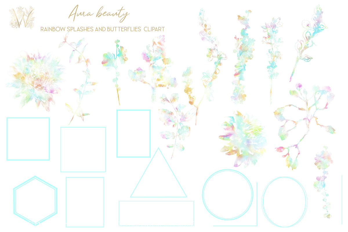 Aura Beauty, Abstract Rainbow, a Texture Graphic by WonderWonder (Photo 7 of 10)