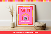 WiFi QR Code Sign - Colorful, a Card Template by SunshineStudioBoutique (Thumbnail 9 of 10)