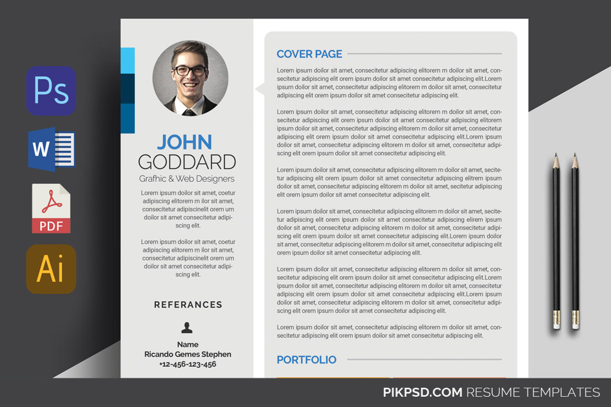 Resume CV, a Resume Template by graphicforest (Photo 5 of 5)