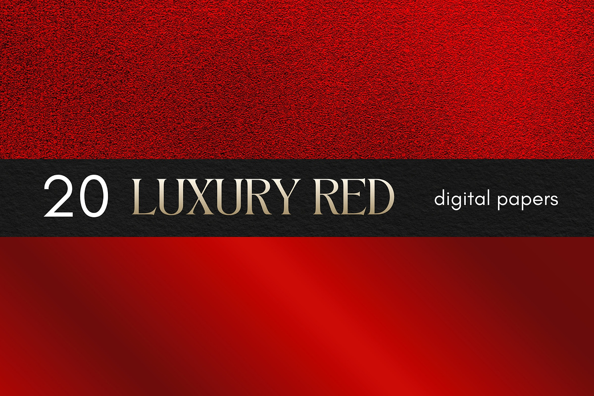 Luxury Red Digital Paper Pack, a Texture Graphic by Business Chic (Photo 3 of 5)