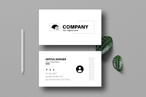 Business Card Layout, a Business Card Template by MightyDesign