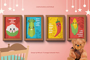 Customizable Vegetables Nursery Art, a Food Illustration by Millusti (Thumbnail 6 of 9)