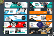 Digital Marketing LinkedIn Banner, a Social Media Template by Pixelpick (Thumbnail 1 of 4)
