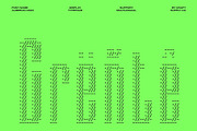 Albercio Ascii, a Sans Serif Font by Craft Supply Co. (Thumbnail 7 of 8)