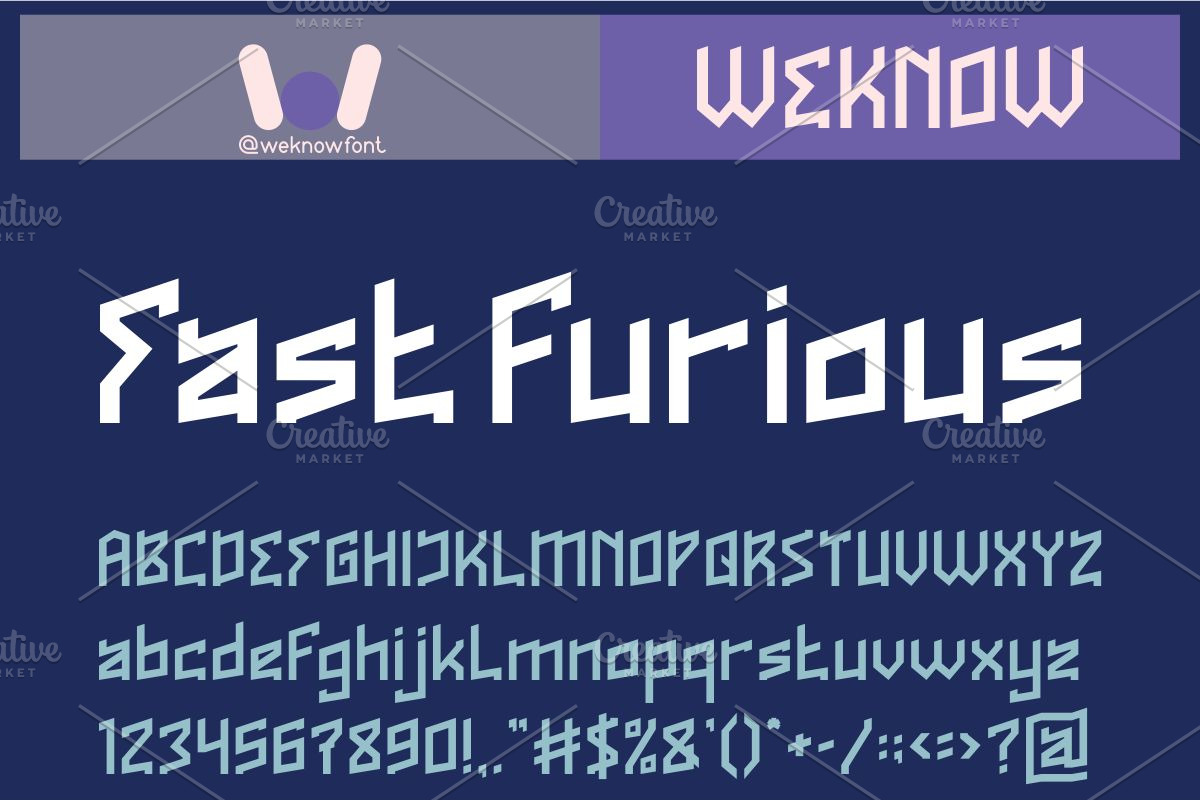 Rock Alternative Font, a Font by weknow (Photo 2 of 8)