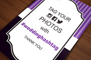 Purple Black Wedding Suite, an Invitation Template by Elegrad Design Agency (Thumbnail 4 of 7)