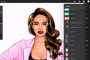 Lady boss clipart, Girl Clipart, an Illustration by Elenbushe (Thumbnail 2 of 6)