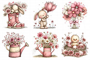 Whimsical Spring Clipart, an Illustration by Daily.Designs (Thumbnail 8 of 8)